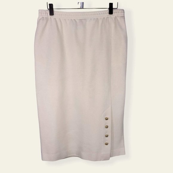 Vintage 90s Graff Californiawear Pull On Pencil Skirt Medium - Picture 1 of 13